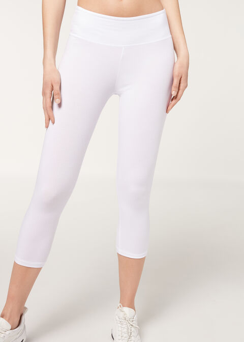 Leggings Capri in Cotone Supima